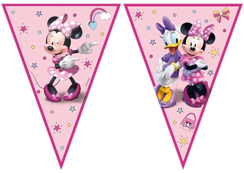 Girlanda Urodzinowa Z Flag Minnie Mouse - obrazek 1