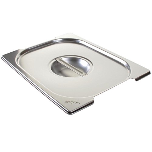 Vogue CB185 pokrywka patelni z uchwytem gastronomicznym ze stali nierdzewnej, rozmiar GN 1/2, 325 mm dł. x 265 szer - obrazek 1