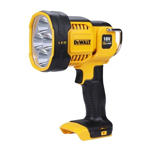 DEWALT DCL043 XJ XR bezprzewodowy reflektor LED, 18 V, 30 cm x 20 cm, czarny/żółty