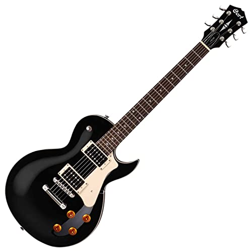 Cort Classic Rock CR100 BK, klasyczna gitara elektryczna, czarna - obrazek 1