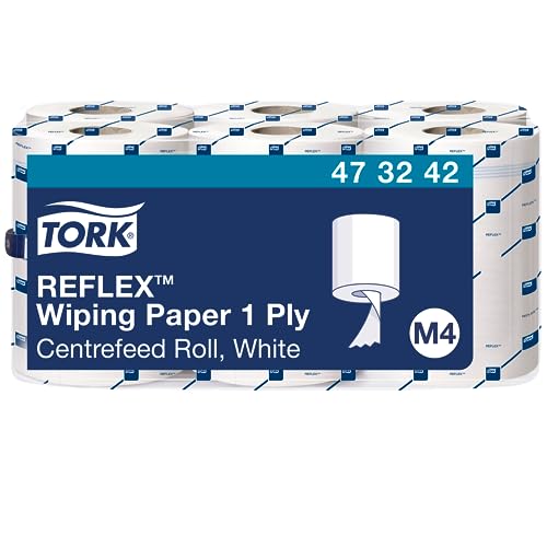 Czyściwo papierowe M4 Tork Reflex™, białe, wielozadaniowe, 6 x 857 odcinków, 473242 Czyściwo papierowe M4 Tork Reflex™, białe, wielozadaniowe, 6 x 857 odcinków, 473242