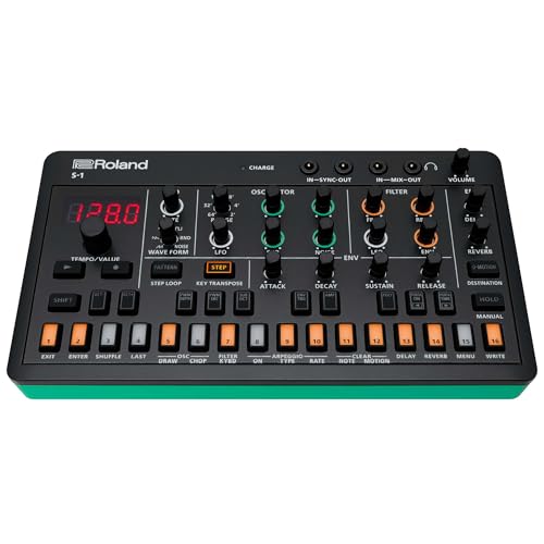 Roland AIRA Compact S 1 Tweak Synth Ultraprzenośny Micro Polysynth z Zaawansowanymi Narzędziami D Motion Sound Control Bateria na 4,5 godzinny Lekki i Wytrzymały - obrazek 1