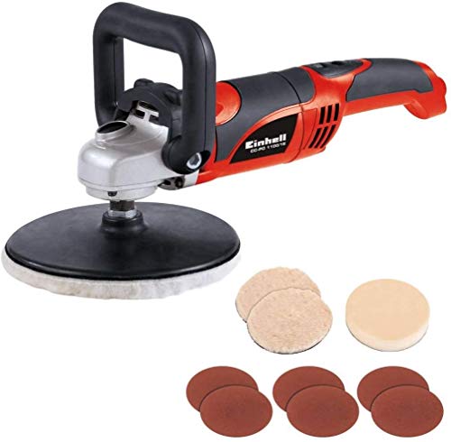 Einhell Cc Po 1100/1E Polerka, Czarny/Czerwony, 180 mm - obrazek 1