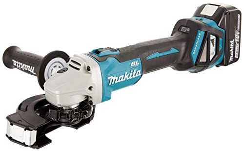 Makita DGA511RTJ akumulatorowa szlifierka kątowa 18 V/5,0 Ah, 2 akumulatory + ładowarka w MAKPAC - obrazek 1