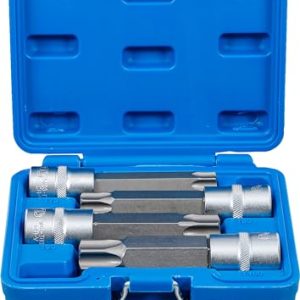 BGS 5103 Zestaw nasadek do bitów 12,5 mm 1/2″ profilu T 4 szt.