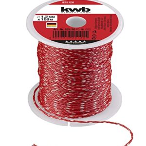 kwb 9251 20 sznur murarski 100 metrów, 1,2 mm, czerwony, m x
