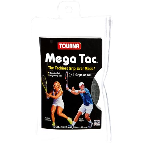 Owijki wierzchnie Tourna Mega Tac czarne x10