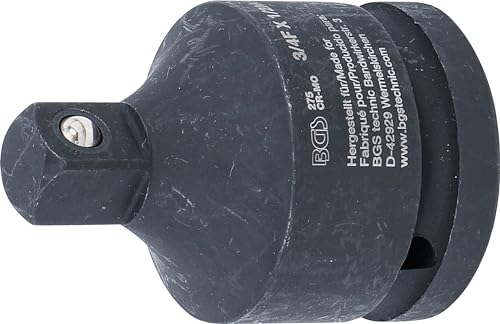 BGS 275 Adapter udarowego klucza nasadowego gniazdo czworokątne 20 mm (3/4") trzpień czworokątny 12,5 (1/2") - obrazek 1