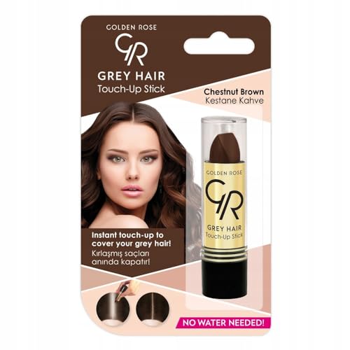 Golden Rose, Grey Hair Touch Up Stick, Sztyft do włosów na odrosty 07 Chestnut Brown, 5,2 g