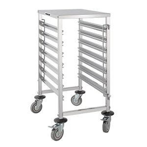 Vogue GG498 Wózek stojący gastronomiczny 7 poziomów 900 x 380 557 mm catering, srebrny Vogue GG498 Wózek stojący gastronomiczny 7 poziomów 900 x 380 557 mm catering, srebrny