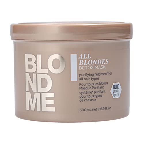 Schwarzkopf BlondMe All Blondes Detox Mask 500ml maschera anti impurità per capelli biondi - obrazek 1