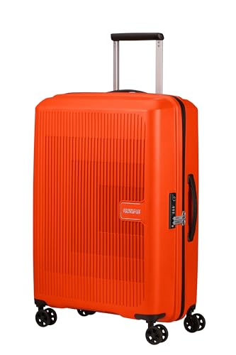 Walizka średnia poszerzana American Tourister AeroStep bright orange