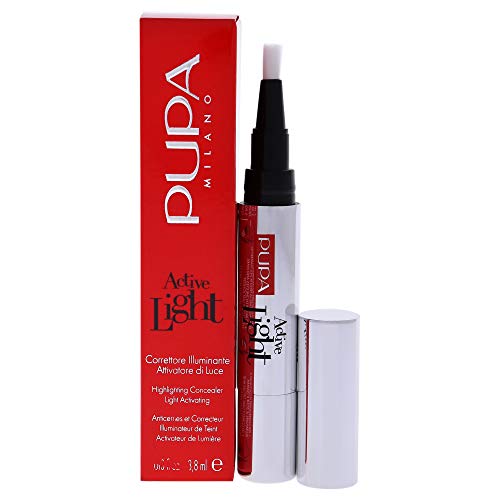 Pupa Milano, Active Light, korektor rozświetlający aktywator światła 002, 3,8 ml