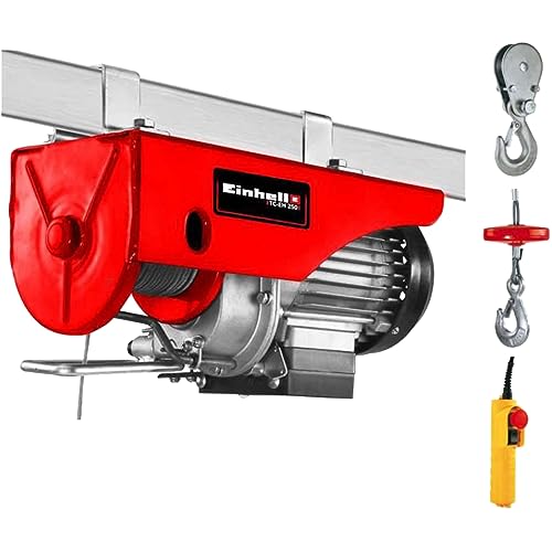 Einhell 2255130 Wciągarka Linowa, Srebrny/Czerwony, 500 W - obrazek 1
