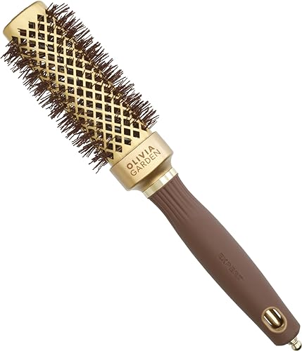 Olivia Garden Expert Straight Wavy prostokątna szczotka do suszenia włosów 30 mm 1 szt.