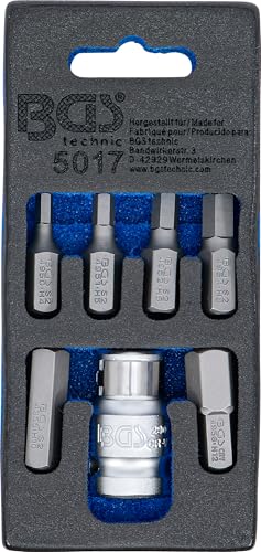 BGS 5017 Zestaw bitów do wkrętaka napęd 10 mm (3/8") gniazdo sześciokątne 7 szt. - obrazek 1