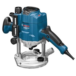 Bosch Professional: frezarka górnowrzecionowa GOF 1250 CE (1 250 W, prędk. obr. bez obc. 10 000 24 min1, adapt. do bolców kopiuj., prow. równol., klucz płaski 19 mm, tuleja zacisk.) Bosch Professional: frezarka górnowrzecionowa GOF 1250 CE (1 250 W, prędk. obr. bez obc. 10 000 24 min1, adapt. do bolców kopiuj., prow. równol., klucz płaski 19 mm, tuleja zacisk.)
