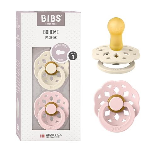 BIBS BOHEME Smoczek uspokajający Ivory Blossom S
