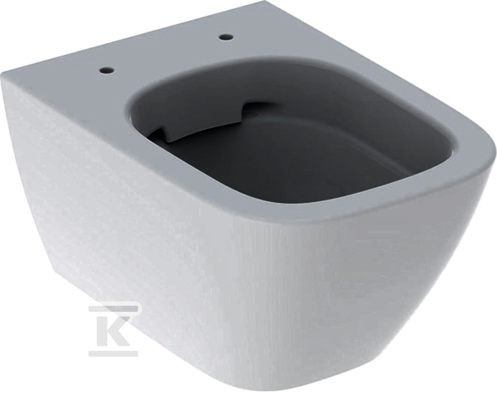Wisząca miska WC Smyle Square lejowa, B35 cm, H33 cm, T49 cm, krótka, Rimfree 500.379.01.1 - obrazek 1