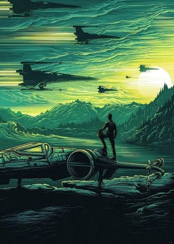 Star Wars Komar Fototapeta z włókniny x Wing Assault Takodana Rozmiar: 200 280 cm (szerokość wysokość) pokój dziecięcy, tapeta, Wszechświat IADX4 028