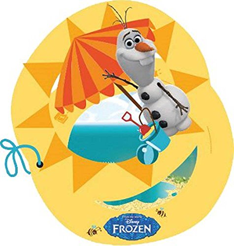 Unikalna impreza 71998 Disney Frozen Party zaproszenia, opakowanie 6 szt. z letnim Olafem