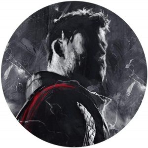 Marvel Komar DOT okrągła i samoprzylepna fototapeta z włókniny Avengers Painting Thor Ø 125 cm naklejka na ścianę, tapeta, pokój dziecięcy, tatuaż ścienny DD1 048 Marvel Komar DOT okrągła i samoprzylepna fototapeta z włókniny Avengers Painting Thor Ø 125 cm naklejka na ścianę, tapeta, pokój dziecięcy, tatuaż ścienny DD1 048