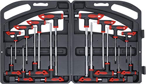 BGS Diy 90 Zestaw wkrętaków typu T z bocznym grotem gniazdo sześciokątne / profil (do Torx) 16 szt. - obrazek 1