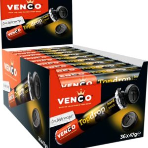 Venco Holland Lakritze Topdrop Hard Zout 36 x 47 g (mocny lakritz)