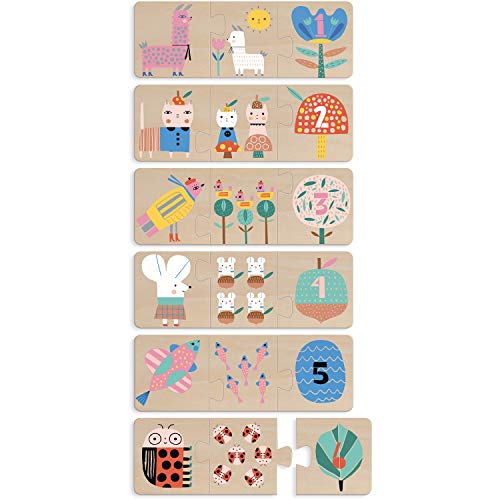 Vilac Puzzles Trio Maman bébé Suzy Ultman Drewno, Wielobarwny (8905) - obrazek 1