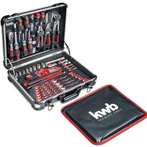Kwb Teczka Zestaw Narzędzi 80 Sztuk Wytrzymały Aluminiowy