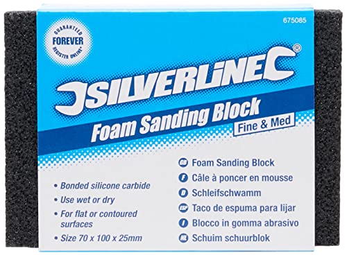 Silverline Piankowy blok szlifierski, drobny i średni (675085) - obrazek 1