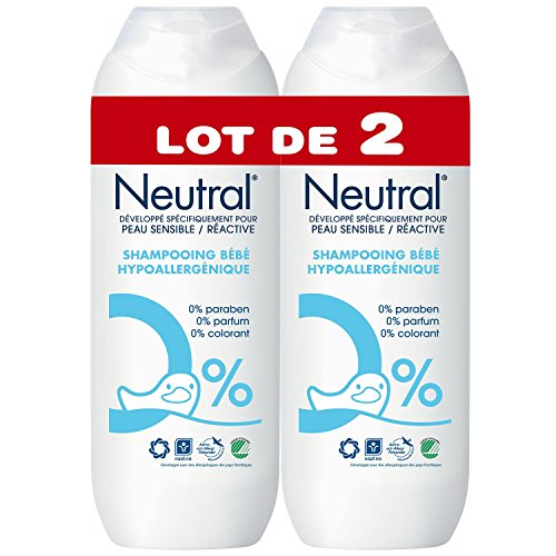 Neutral Hipoalergiczny szampon dla dzieci do skóry wrażliwej i reaktywnej 2 x 250 ml - obrazek 1