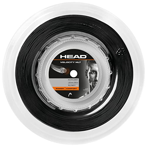 HEAD Uniseks rolka dla dorosłych Velocity MLT struna tenisowa, czarna, 15 l