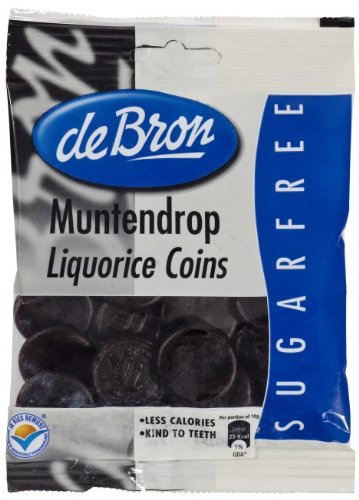 De Bron Sugar Free Muntendrop Liqroice Coins (zestaw 6 sztuk) - obrazek 1