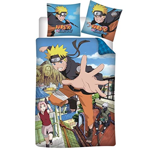 Naruto Shippuden Poszwa na Kołdrę 140x200 cm - 100% Bawełna - obrazek 1