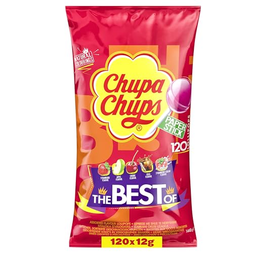 Chupa Chups, lizaki o smaku owocowym i cola The Best Of, 120 x 12 g - obrazek 1