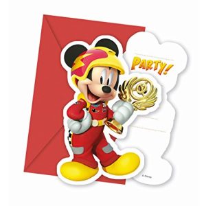 Generique Mickey + Donald zaproszenia i koperty po 6 sztuk