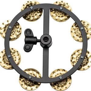 Meinl Percussion Seria Headliner Hihat Tambourine Jingle Effect, młotkowany solidny mosiądz NIE WYPRODUKOWANY W CHINACH Możliwość montażu na dowolnym drążku, 2 letnia (HTHH1B BK) Meinl Percussion Seria Headliner Hihat Tambourine Jingle Effect, młotkowany solidny mosiądz NIE WYPRODUKOWANY W CHINACH Możliwość montażu na dowolnym drążku, 2 letnia (HTHH1B BK)