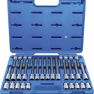 BGS 5191 Zestaw nasadek do bitów 12,5 mm (1/2″) profil TPS (do Torx Plus) z otworem TPS20 TPS70 32 szt.