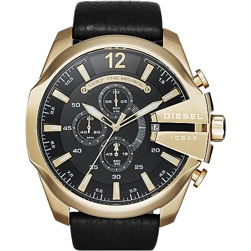 Diesel Zegarek chronograficzny, Męski, Rozmiar: One Size, Czarny