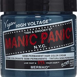 Manic Panic Mermaid Classic Creme, Vegan, Cruelty Free, Blue Semi Permanent Hair Dye 118ml Manic Panic Mermaid Classic Creme, Vegan, Cruelty Free, Blue Semi Permanent Hair Dye 118ml