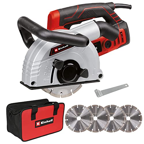 Einhell Bruzdownica TE MA 1700 (1700 W, regulacja szerokości cięcia do 38 mm, głębokość 40 łagodny start, zabezpieczenie przed przeciążeniem, w tym 4 ostrza diamentowe) - obrazek 1