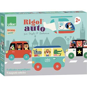 Vilac Rigol’auto Ingela P. Arrhenius – Magnetyczny, Wielokolorowy – XVC-7603 Vilac Rigol’auto Ingela P. Arrhenius – Magnetyczny, Wielokolorowy – XVC-7603