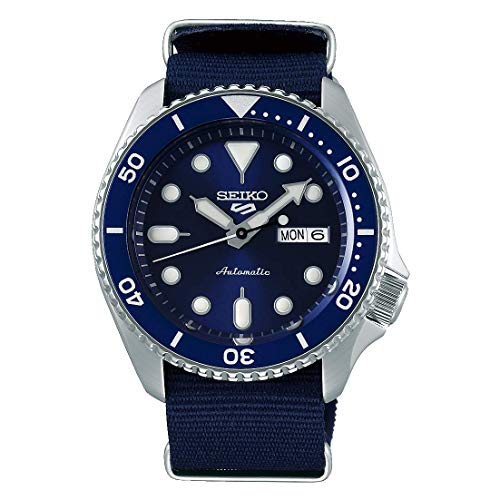 Seiko 87853021 Automatyczny zegarek analogowy dla mężczyzn, paski, czarny, jeden rozmiar, taille unique, Paski