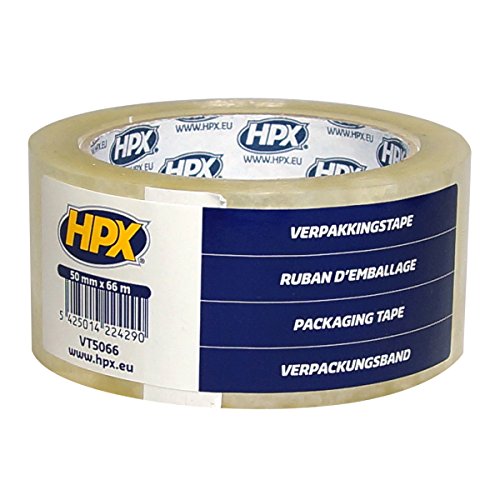 Przezroczysta taśma pakowa HPX VT5066 w rolce 50 mm x 66 m