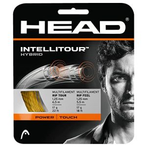 HEAD Unisex Intellitour zestaw struny tenisowe dla dorosłych, naturalny, 17 HEAD Unisex Intellitour zestaw struny tenisowe dla dorosłych, naturalny, 17