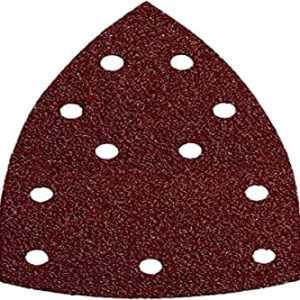10 hojas de lijar adhesivas 100×150 mm, P 80, madera, FMS (625605000)