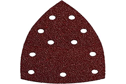 10 hojas de lijar adhesivas 100×150 mm, P 80, madera, FMS (625605000)
