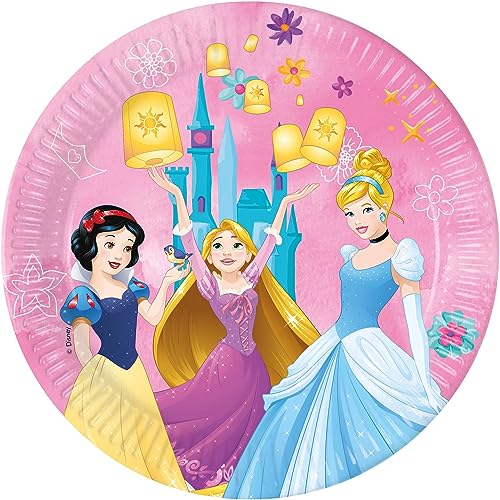 Talerzyki Papierowe Princess Live Your Story (Next Generation) 23 Cm, 8 Szt. (Plastic Free)