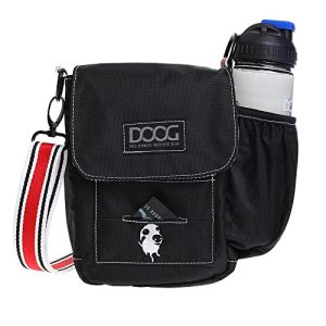 DOOG Walkie torba na ramię czarna do spacerów z psem